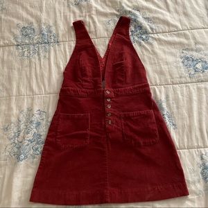 GB Corduroy Overall Dress